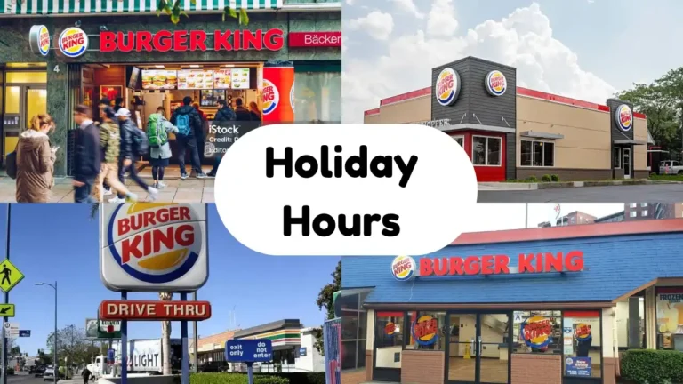 Burger King holiday hours