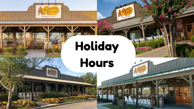 Cracker Barrel holiday hours