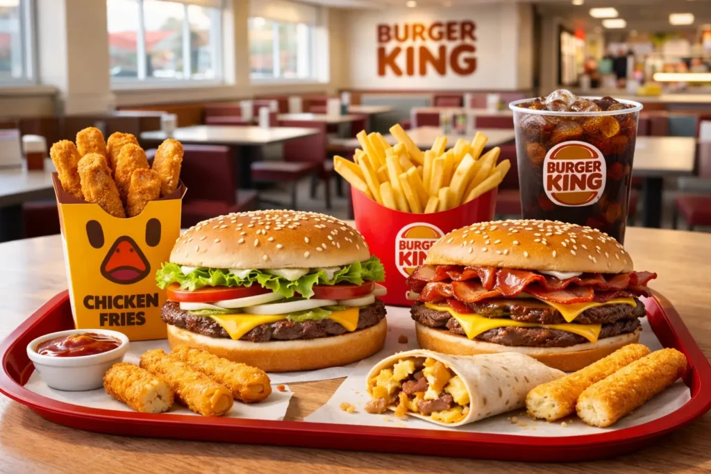 Burger King Lunch Menu Items