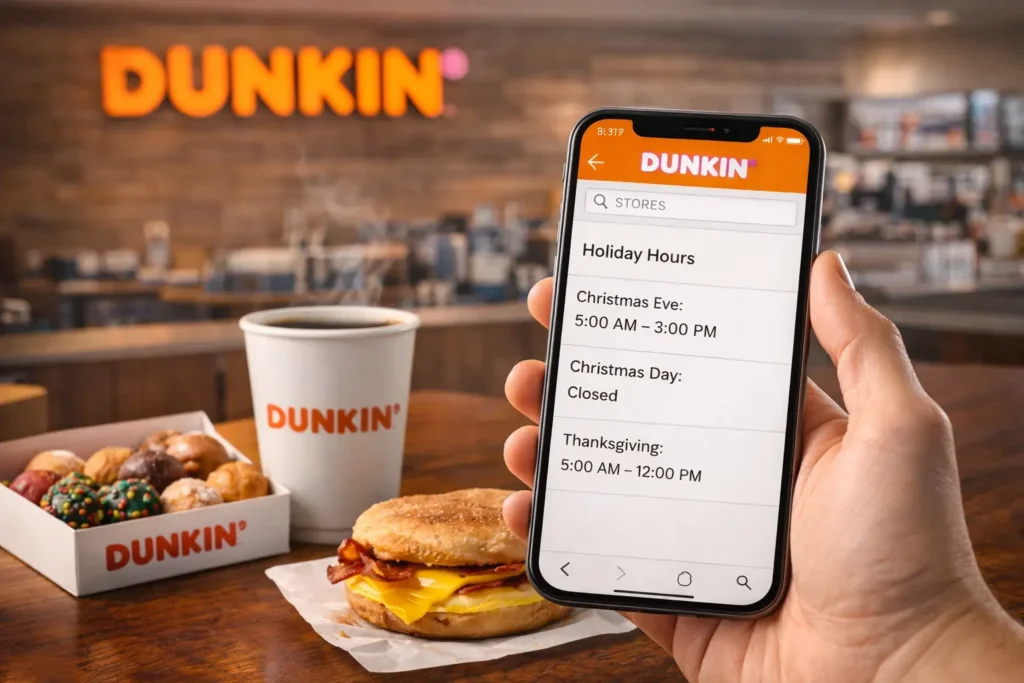 Dunkin Donuts Holiday Hours Near You (1)