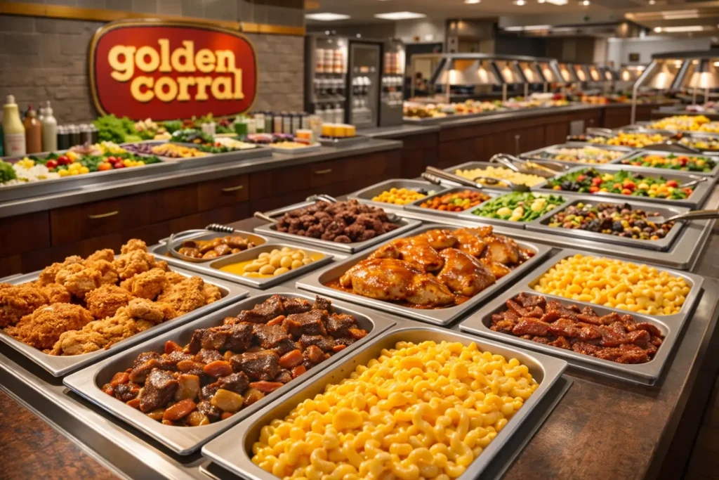 Golden Corral Lunch Buffet Items