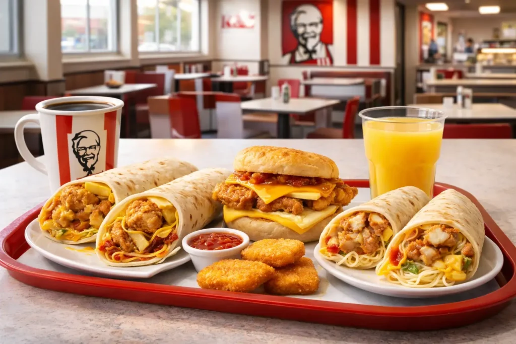 KFC Breakfast Menu Items