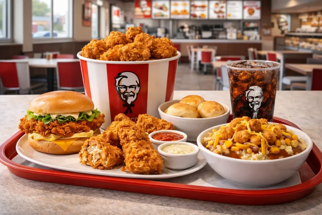 KFC Lunch Menu Items 