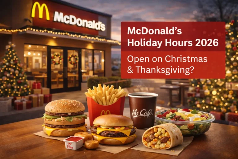 McDonald’s Holiday Hours
