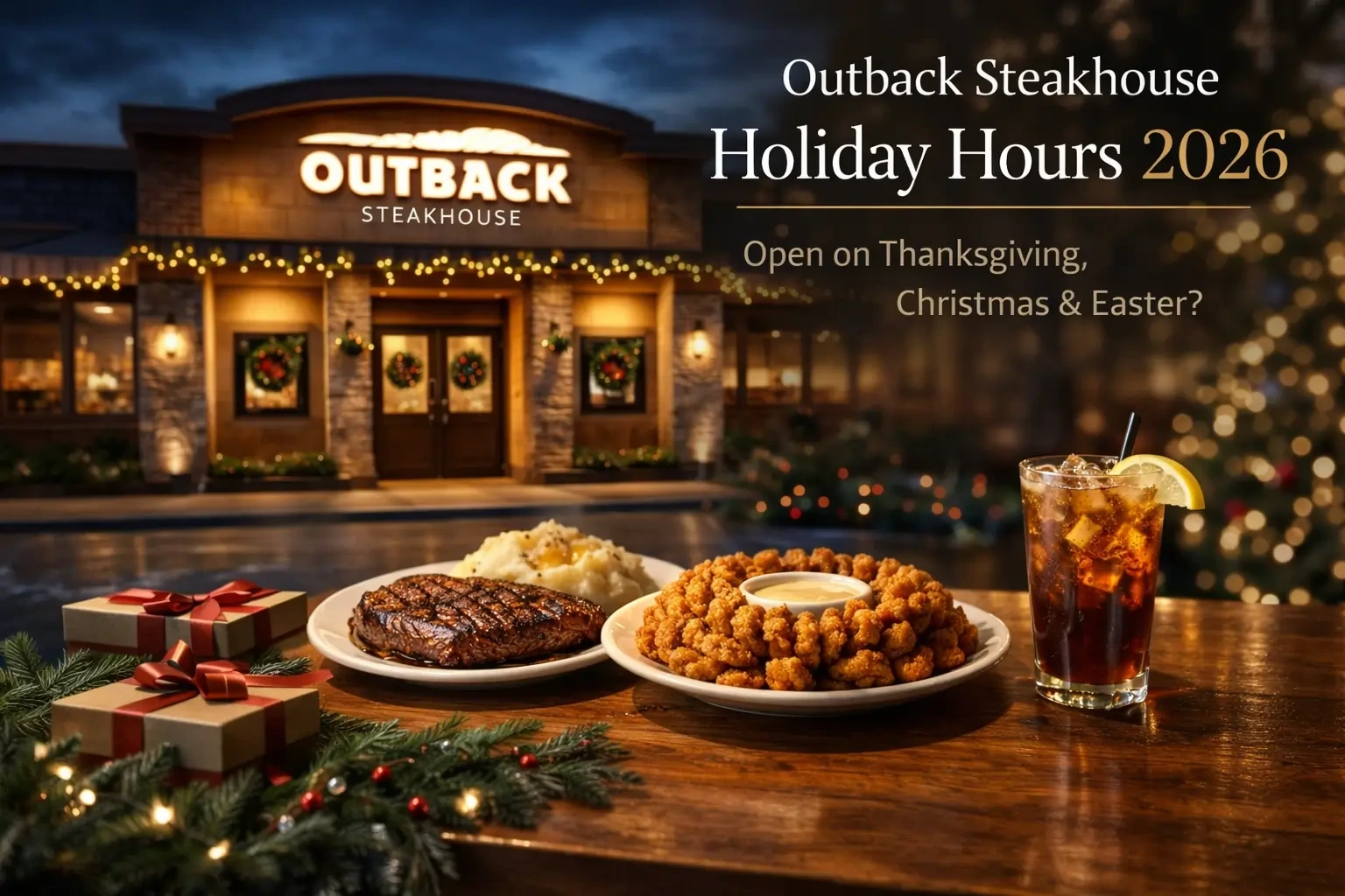 Outback Steakhouse Holiday Hours