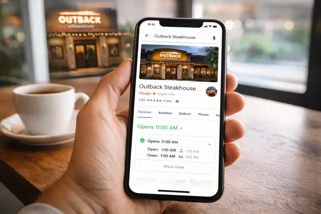 Outback Steakhouse Hours Near You