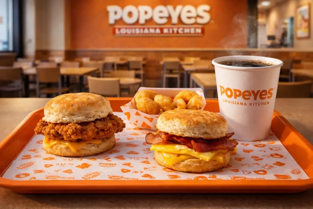 Popeyes Breakfast Menu