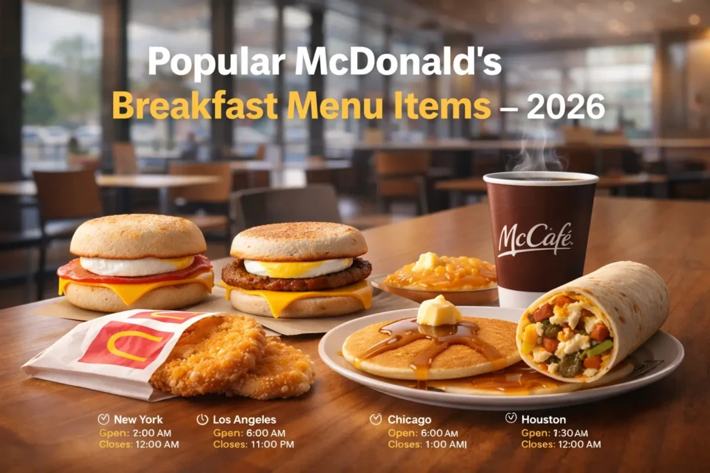 Popular McDonald’s Breakfast Menu