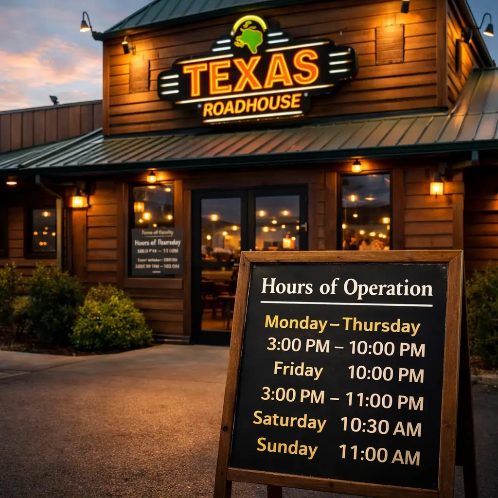 Texas Roadhouse Hours by Day 