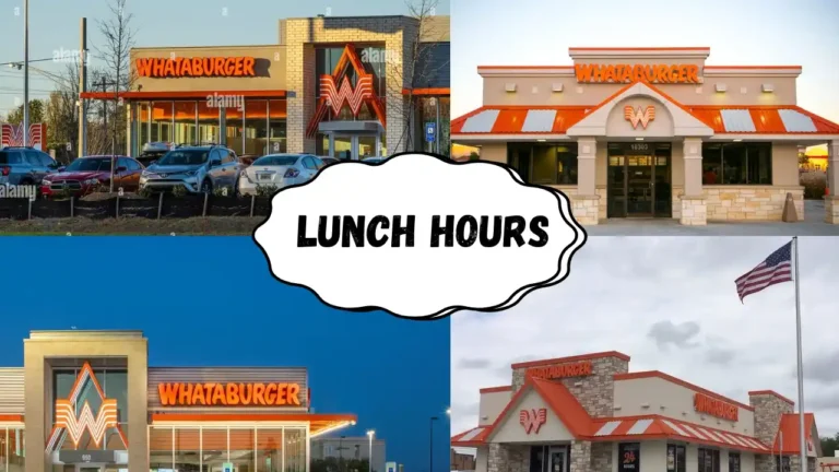 Whataburger Lunch Hours