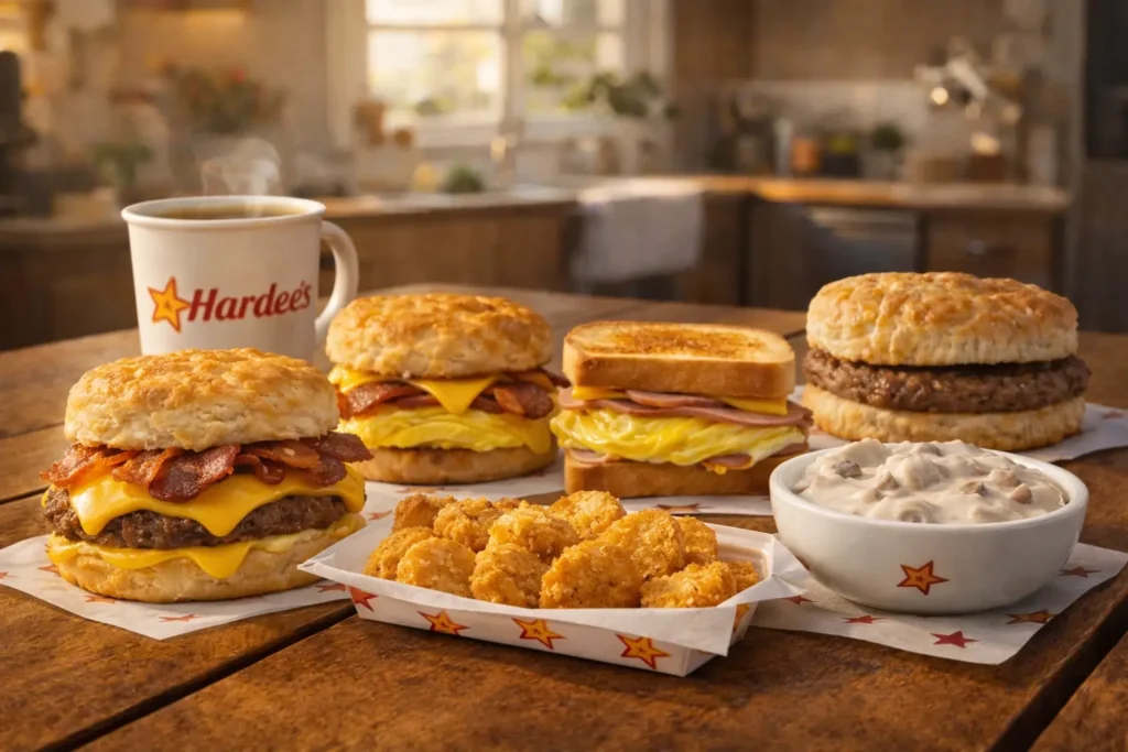 Hardee’s Breakfast Menu Items (1)