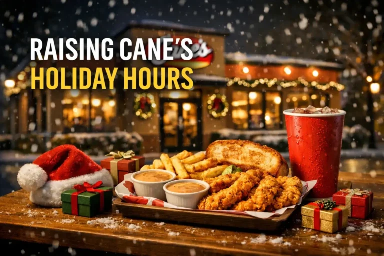 Raising Cane’s Holiday Hours
