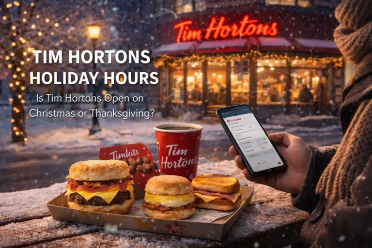 Tim Hortons Holiday Hours